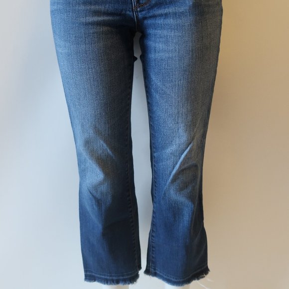 J BRAND DENIM RAW EDGE CROPPED DENIM JEANS 28 * - Picture 8 of 14